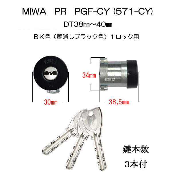 PR PGF-CY BK色 1ロック
